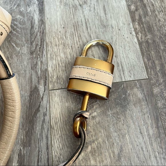 Chloe Calfskin Medium Paddington Satchel Beige - Picture 8 of 15